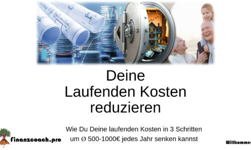 Laufende Kosten senken